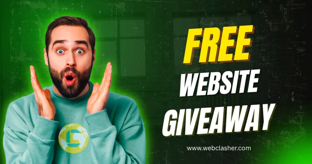 Join the WebClasher Free Website Giveaway on August 10th 2025! Startups and NGOs in India can win a complete, custom-built professional website. Enter now!