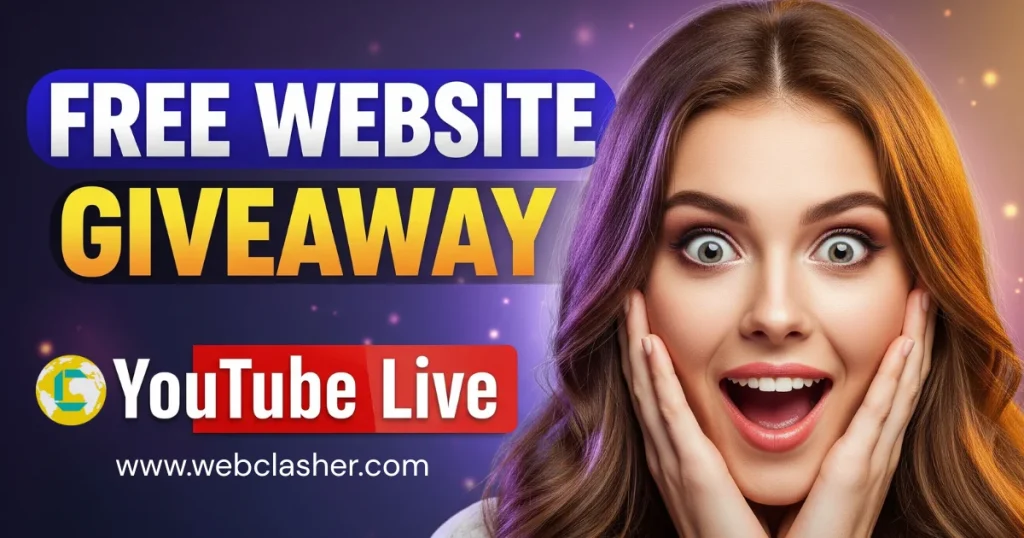 Enter to win a free custom website for your startup or NGO! The winner will be announced live on the WebClasher YouTube channel on August 10th. Enter now!